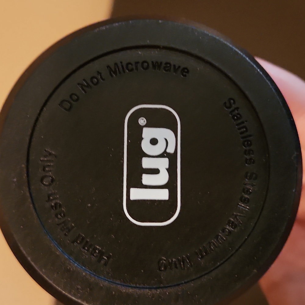 Lug Black and White Floral Thermos/water Bottle - Picture 4 of 10